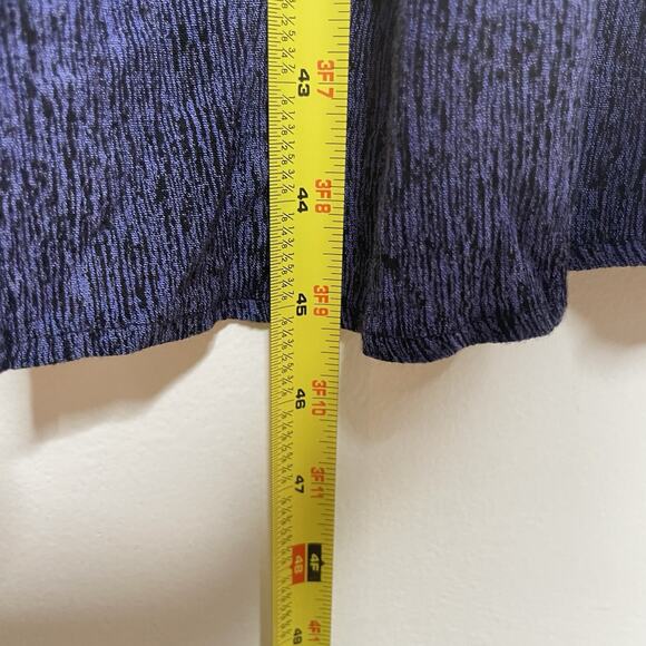 Vintage Rabbit Designs Blue Floral Cottagecore Roomy Midi Dress Women 18W USA - Picture 6 of 7